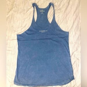 Young LA Wavy Stringer acid light blue wash